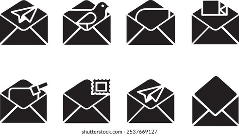 Comprehensive Collection of Message Icons for Websites and Mobile Apps.
