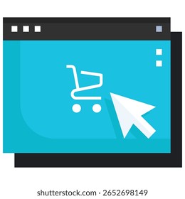 Uma coleção abrangente de ícones modernos representando vários aspectos do comércio e compras, perfeito para sites, aplicativos e materiais de marketing. Apresenta uma estética limpa e versátil.