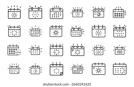 A comprehensive collection of outline icons representing modern business, technology, professional services, and workplace concepts.