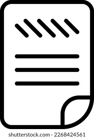 Comprehensive data Icons with black outline style