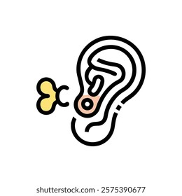 Comprehensive Ear Anatomy Illustration Design