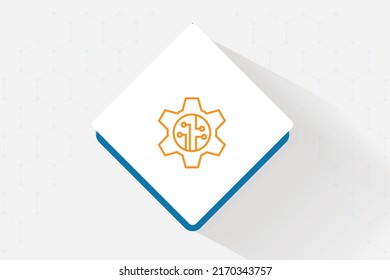 Comprehensive End-to-end Automation Icon Vector Design