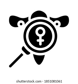 vector de icono de glifo de examen completo. signo de examen completo. símbolo de contorno aislado ilustración negra