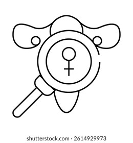 comprehensive examination line icon vector. comprehensive examination sign. isolated contour symbol black illustration