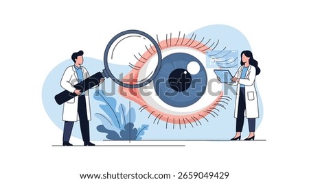 Comprehensive eye examination performed by expert medical professionals with advanced diagnostic tools for precise vision assessment and ocular health monitoring