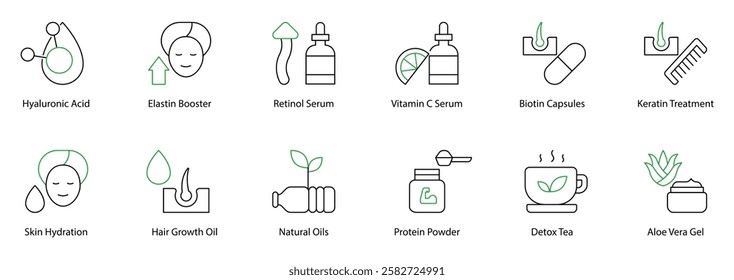  Comprehensive Hair and Skin Care: Hyaluronic Acid, Retinol, and More