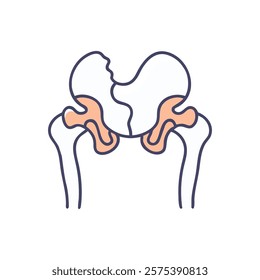 Comprehensive Illustration of Femoral Neck Anatomy