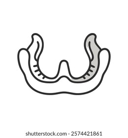 Comprehensive Illustration of Mandible Anatomy