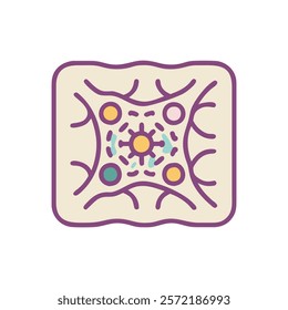 Comprehensive Illustration of Nervous Tissue Anatomy