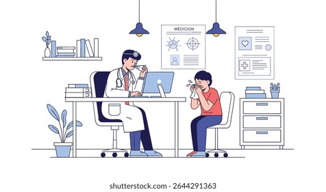 Comprehensive Pediatric Examination Medical Care for Children's Health and Well-being Examination at Medical Office