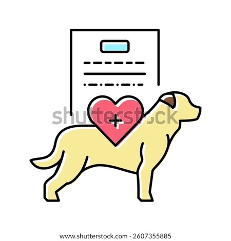 comprehensive physical exam color icon vector. comprehensive physical exam sign. isolated symbol illustration