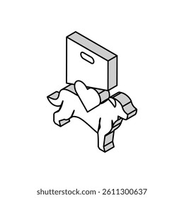 comprehensive physical exam isometric icon vector. comprehensive physical exam sign. isolated symbol illustration