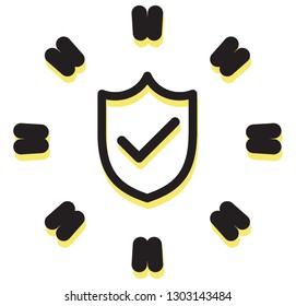 Comprehensive Security - Icon as EPS 10 File
