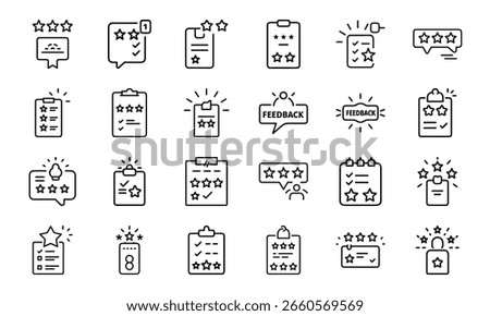 A comprehensive set of 24 black and white line icons representing diverse concepts such as business strategy, education, customer service, and daily life activities.