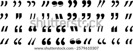 Comprehensive Set of Quotation Marks and Commas