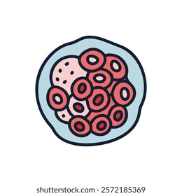 Comprehensive Squamous Cells Anatomy Vector Illustration