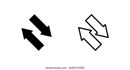 Comprehensive trading platform icons featuring exchange and swap symbols for financial trading and investment applications