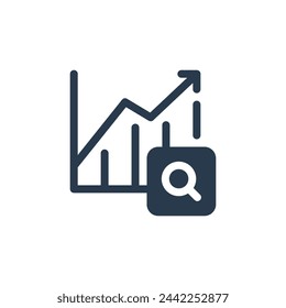 Comprehensive Trend Analysis Utilizing Business Intelligence Insights Vector Icon Illustration