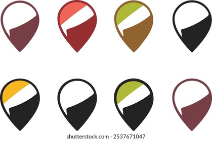 Comprehensive Vector Set of Location Icons for Maps and Navigation Apps.