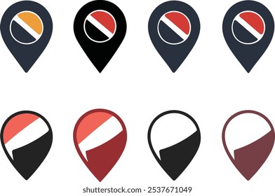 Comprehensive Vector Set of Location Icons for Maps and Navigation Apps.