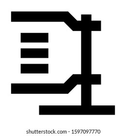 compress icon isolated sign symbol vector illustration - high quality black style vector icons
