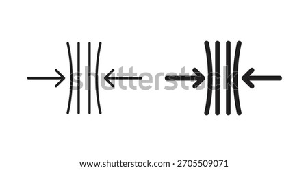 Compress icons for use web design,logo.Symbol illustration.