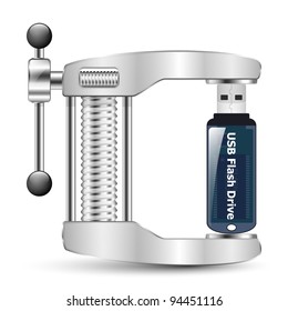 Compressed archive icon. Vector