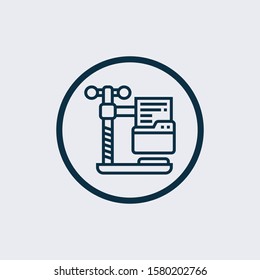 Compressed Archive Icon. Vector illustration