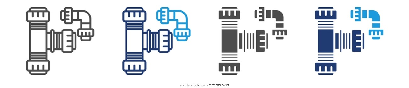 Conjunto de iconos de accesorios de compresión Estilo múltiple