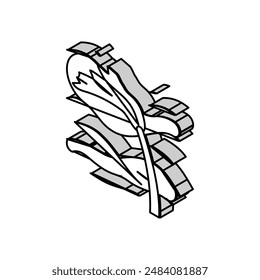 compression reverse earthquake isometric icon vector. compression reverse earthquake sign. isolated symbol illustration