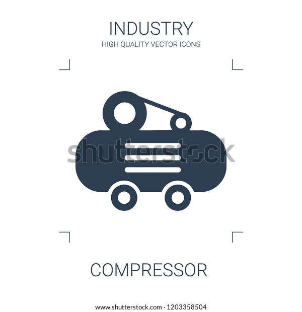 compressor icon. high quality filled\
compressor icon on white background. from industry collection flat\
trendy vector compressor symbol. use for web and\
mobile