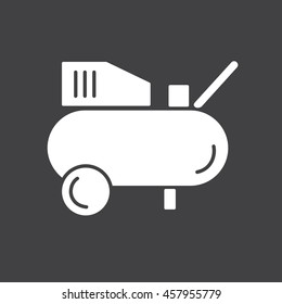 Compressor Icon Vector. 