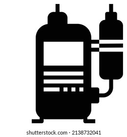 Compressor icon vector illustration .