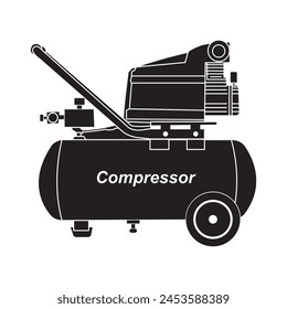 Kompressor-Symbol Vektorillustration Symbol Design