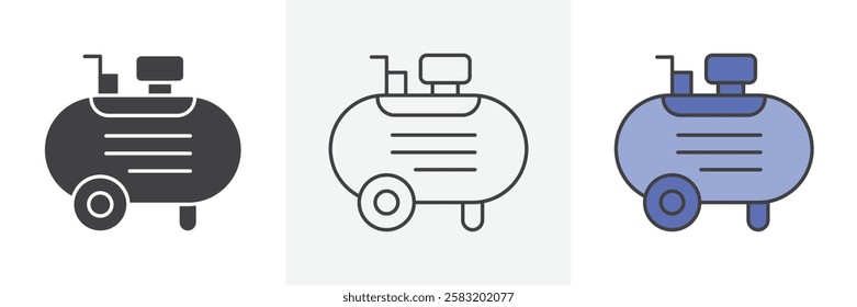 Compressor icons pack for website designs