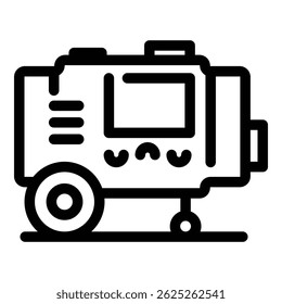 Ícone do instrumento compressor. Contornar o ícone de vetor de instrumento do compressor para web design isolado no fundo branco