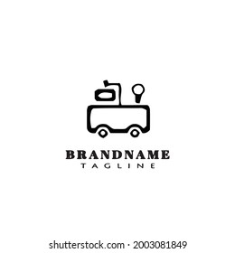 iconos de diseño de iconos del logotipo del compresor ilustración vectorial