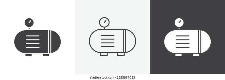 Compressor vector icons collection graphic designs for ui designs