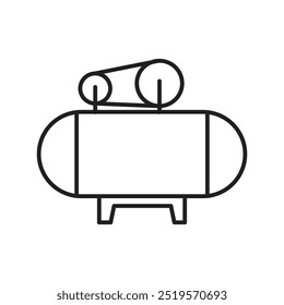 Compressorline icon. vector illustration. EPS10