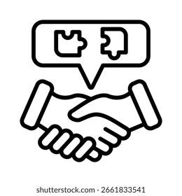 Elemento de ícone de compromisso para design