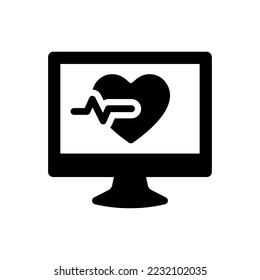 Compute hardware support icon (vector illustration)