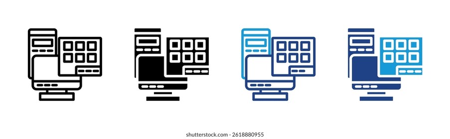 Compute Icon Element For Design