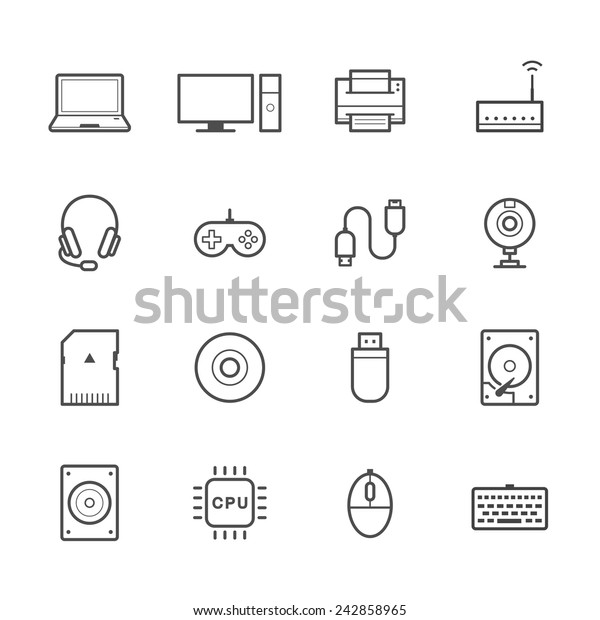 Computer and Computer\
Accessories Icons
