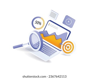 Computer analysis of management business data