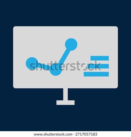 Computer Analytics smart trendy colorful vector delightful design useful Illustration colorful background.eps