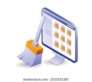 Computer application to clean folder data