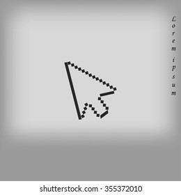 computer arrow icon