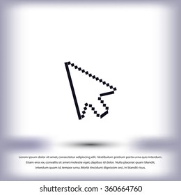 computer arrow icon