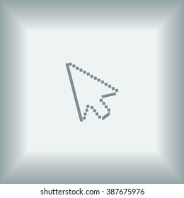 computer arrow icon