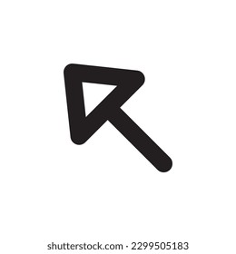 Computer arrow icon. Cursor flat sign design. Cursor vector icon. Click icon. Pointer symbol pictogram. UX UI icon